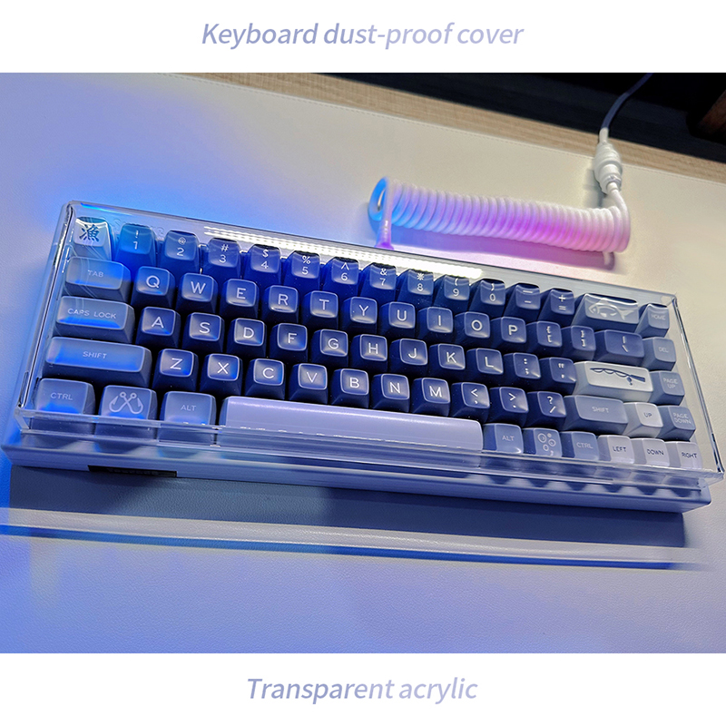 Gaming Keyboard Budget - Funda protectora transparente para teclado acrílico,