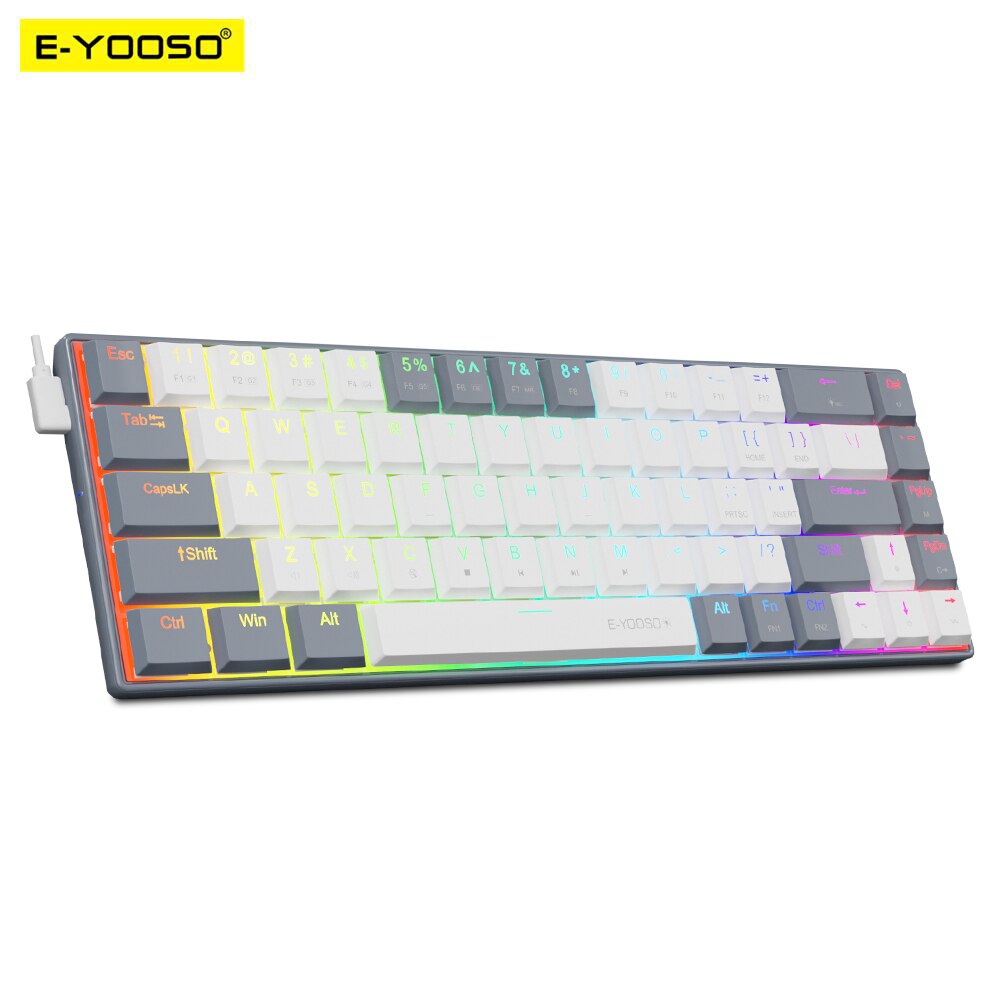 Gaming Keyboard Budget - E-YOOSO A68 RGB Mini teclado mecánico