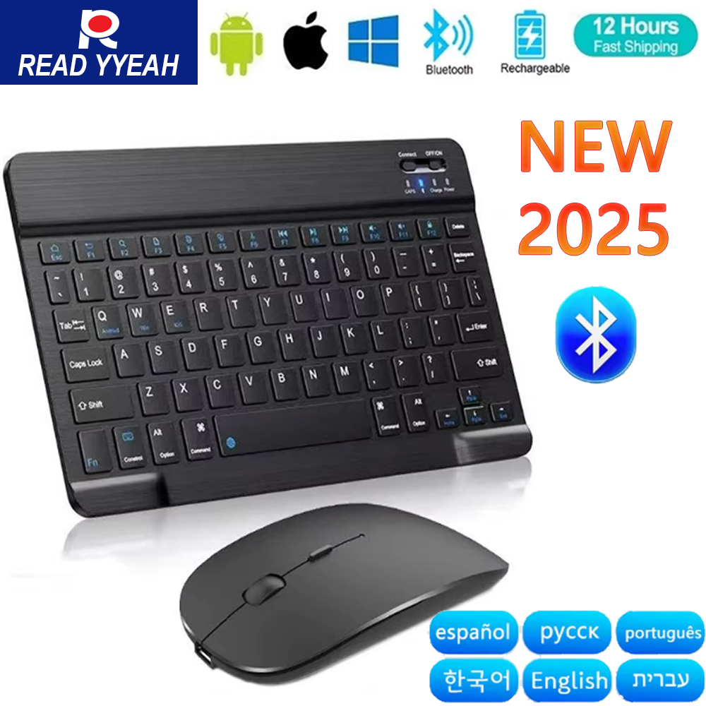 Gaming Keyboard And Mouse Wireless - Nuevo teclado inalámbrico Bluetooth 2025 para