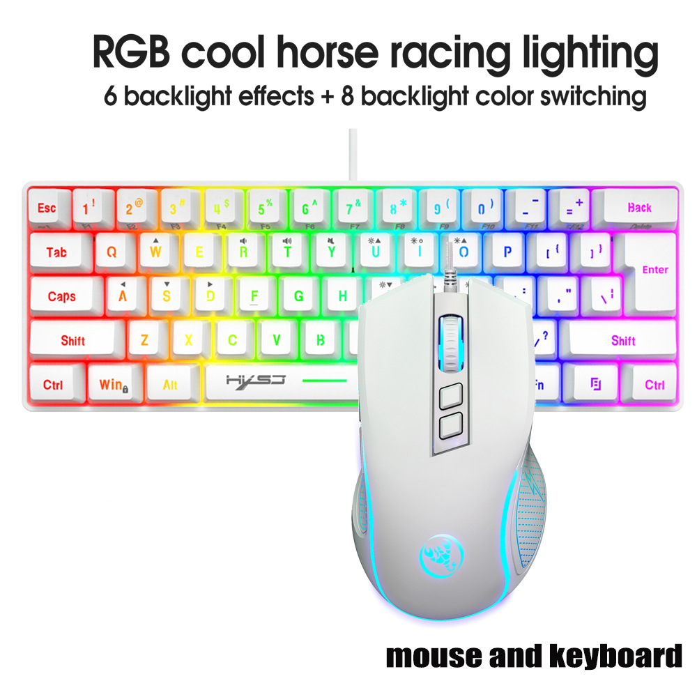 Gaming Keyboard Ergonomic - Kit de Teclado y Ratón Gamer,