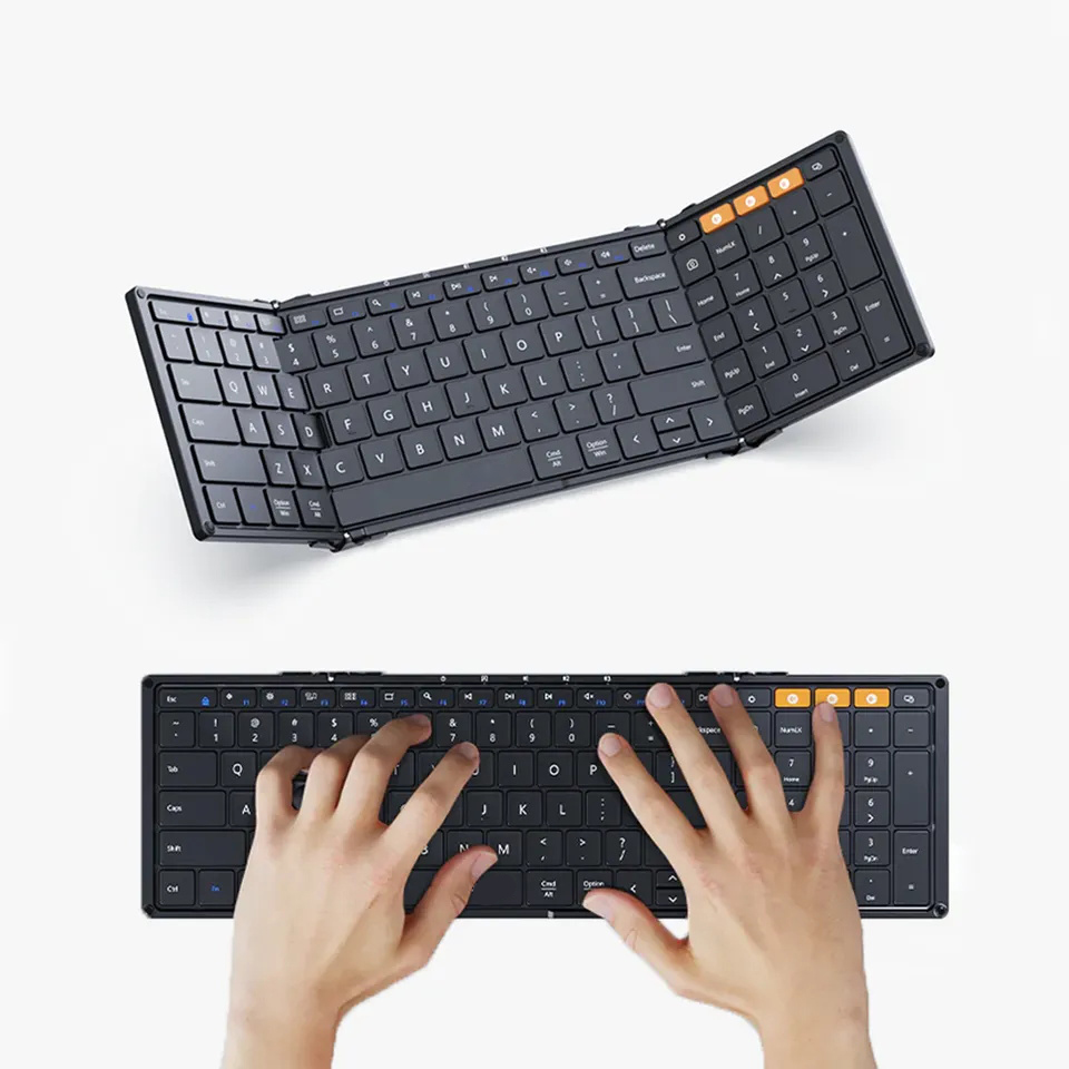 Gaming Keyboard Budget - Teclados plegables con teclado numérico Bluetooth