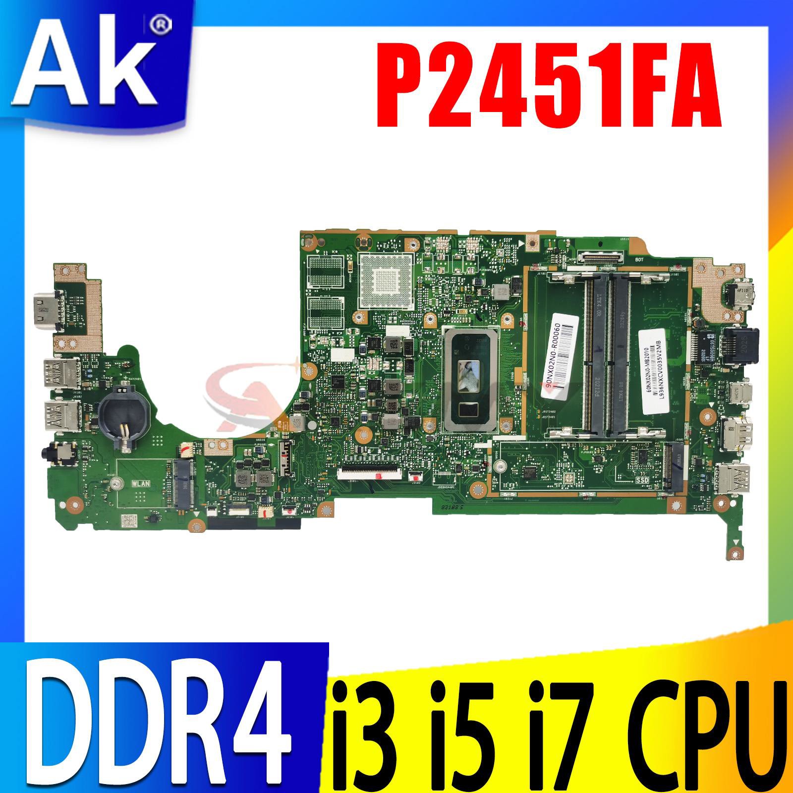Intel Cpu Core I7 - Placa base P2451FA para ASUS ExpertBook
