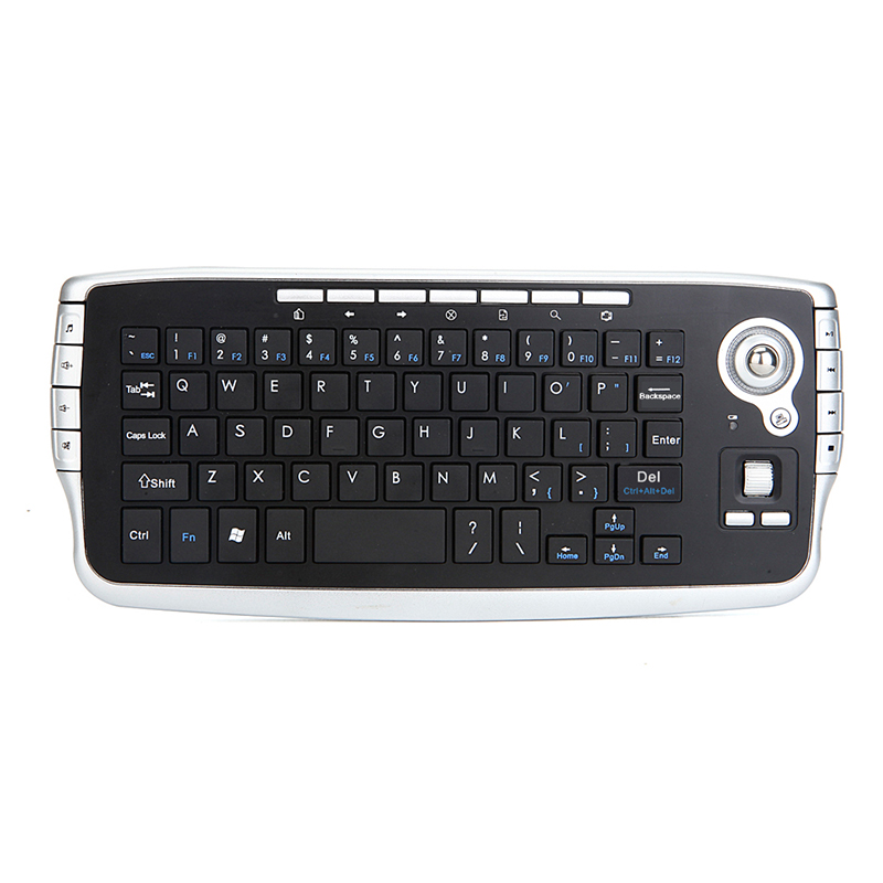 Gaming Keyboard Budget - Jomaa Teclado Trackball inalámbrico USB portátil