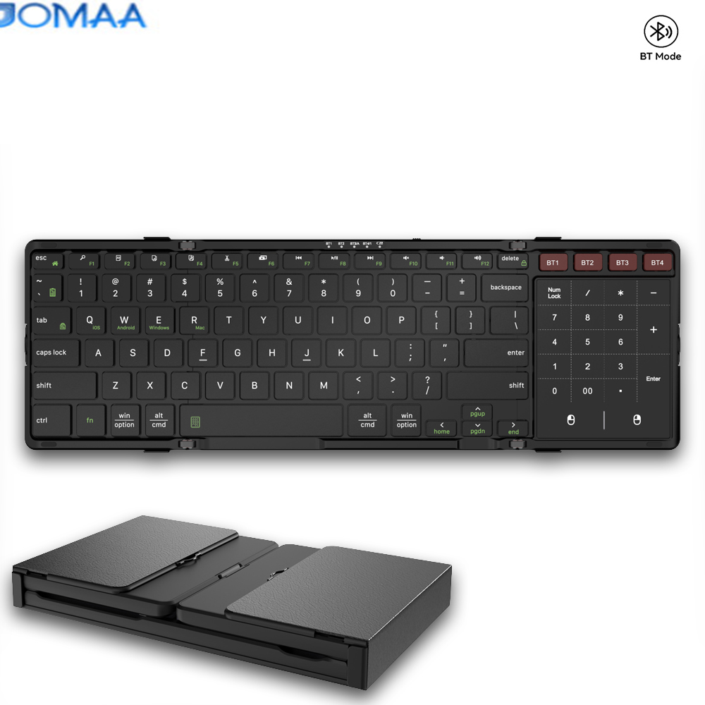 Gaming Keyboard Budget - Teclado Bluetooth plegable JOMAA con panel