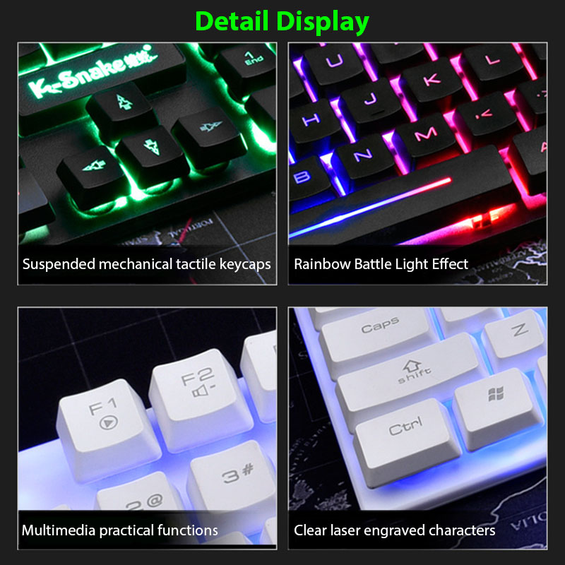 Juego de teclado y ratón KM320 - Gaming Keyboard And Mouse Wireless reseña y precio
