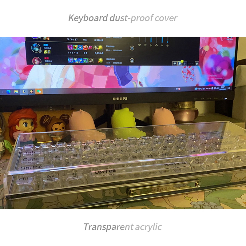 Funda protectora transparente  - Gaming Keyboard Budget reseña y precio