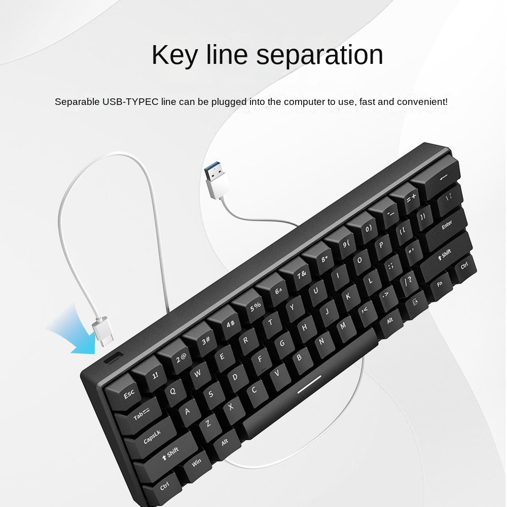 Teclado Mecánico Blanco para J - Gaming Keyboard Budget reseña y precio