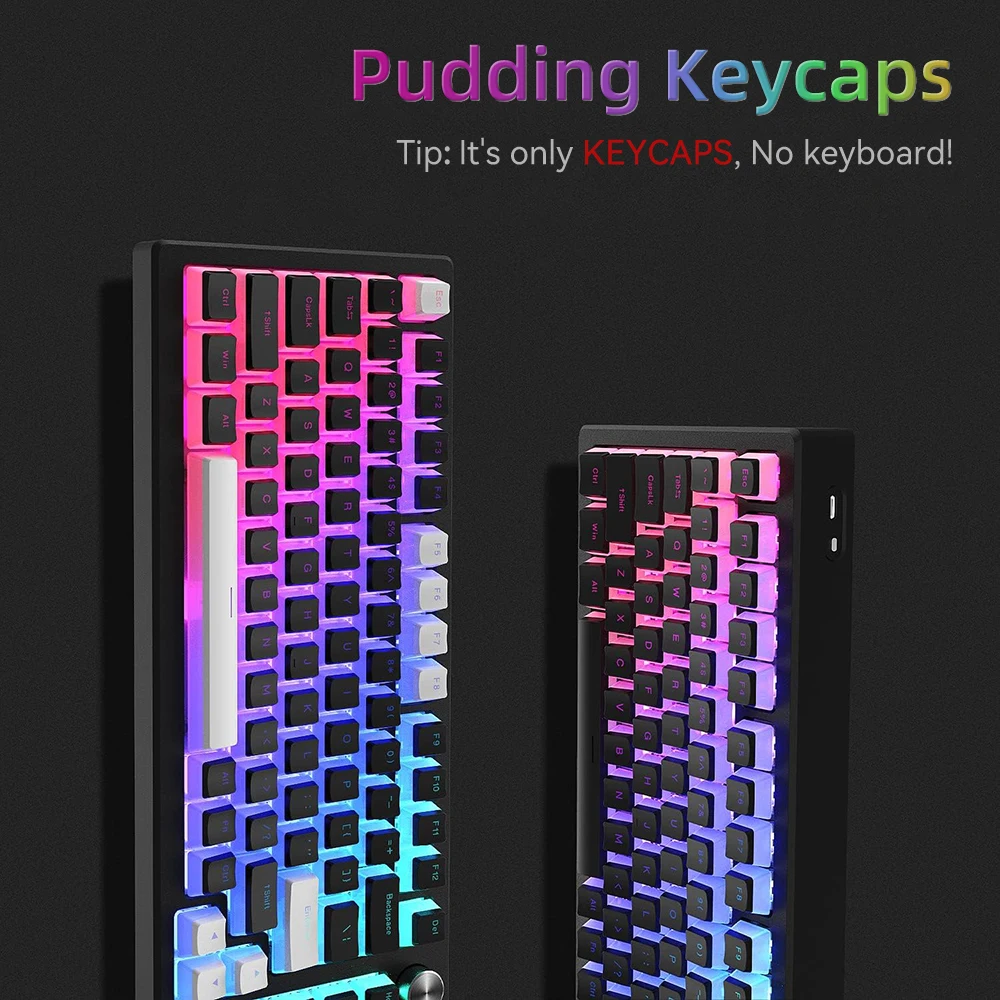 Nuevas teclas Pudding PBT, 129 - Gaming Keyboard Budget reseña y precio