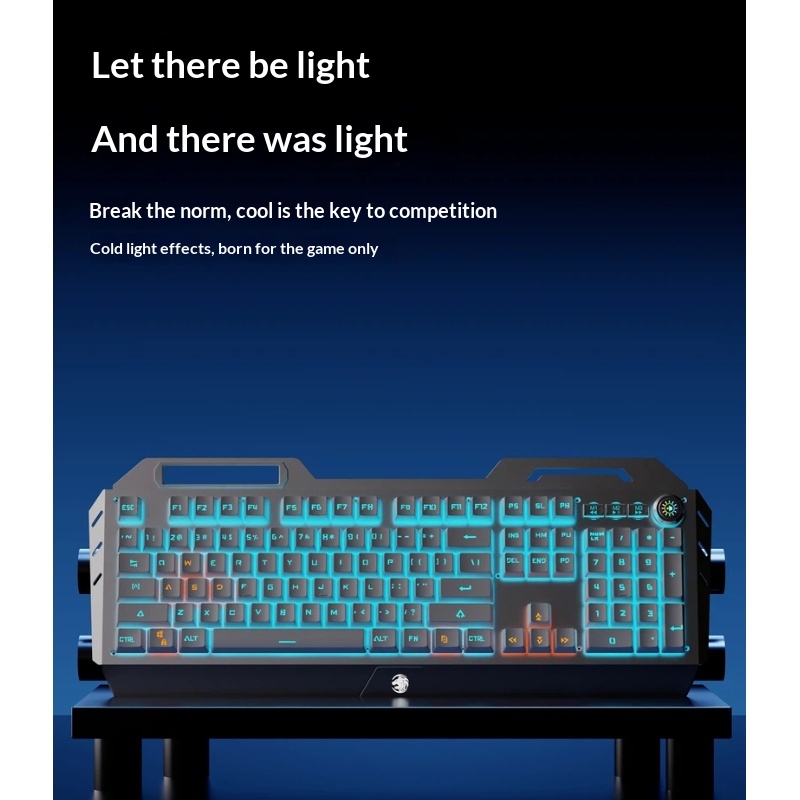 Combo de Teclado Mecánico Inal - Gaming Keyboard Blue Switches reseña y precio