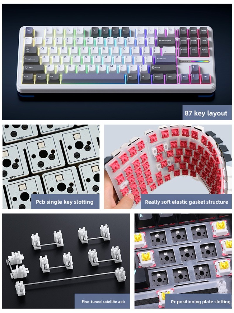 Teclado Mecánico Inalámbrico A - Gaming Keyboard Thocky reseña y precio