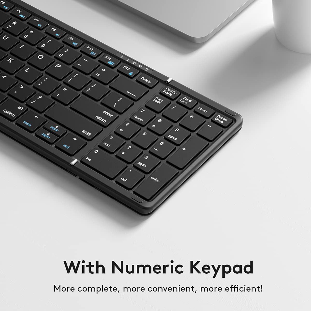 Teclado Bluetooth plegable con - Gaming Keyboard Budget reseña y precio
