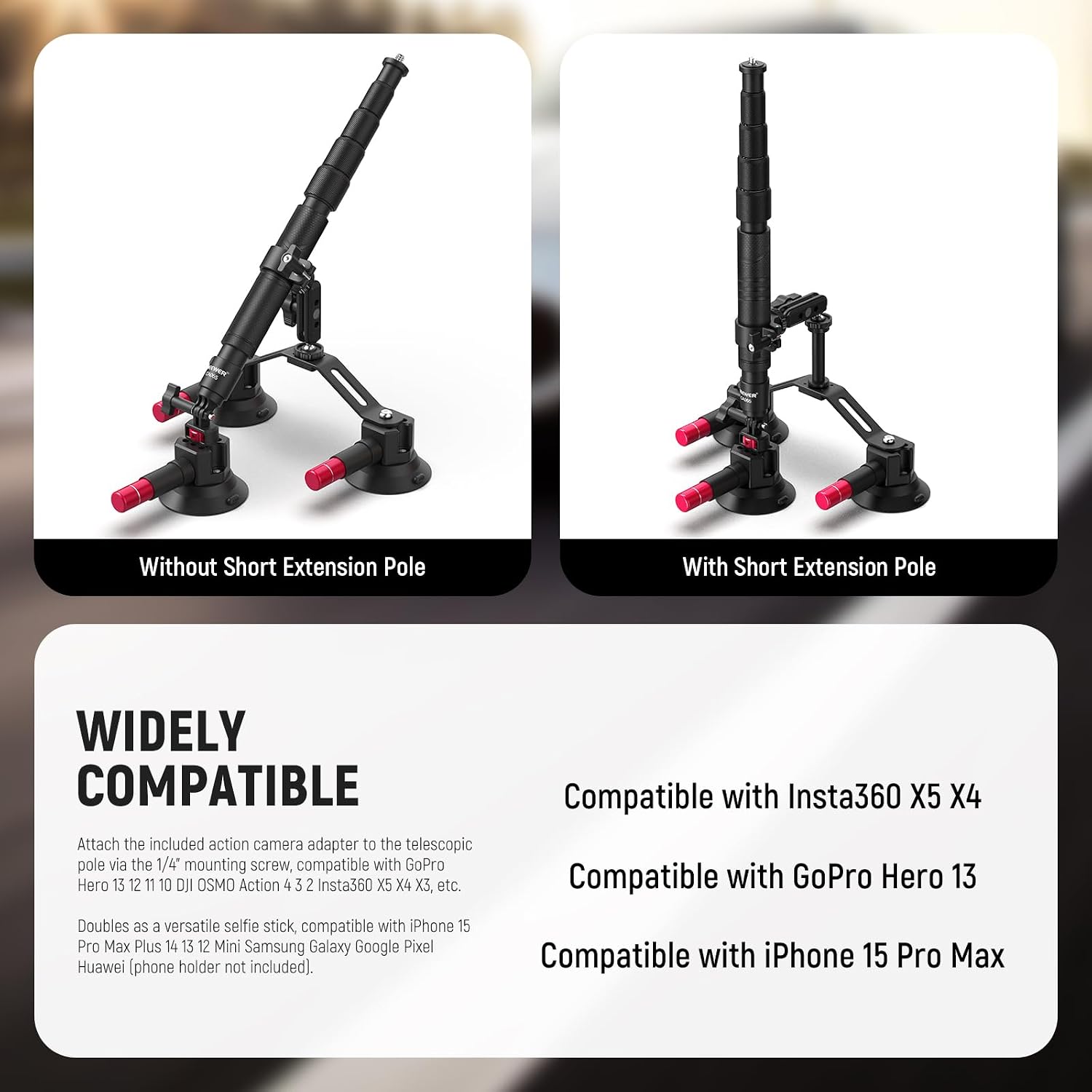 Soporte para Coche con Triple  - Stabilizer Screw In reseña y precio