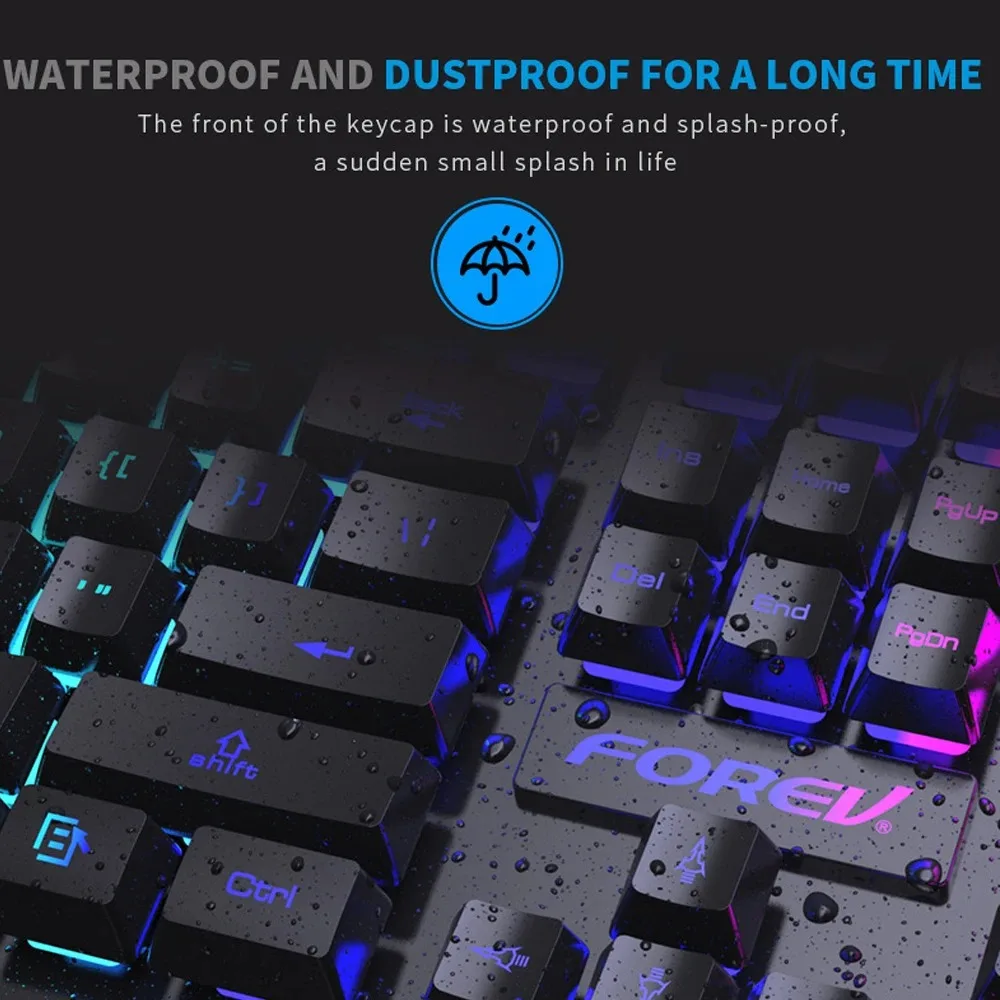 Teclado mecánico retroiluminad - Gaming Keyboard Budget reseña y precio