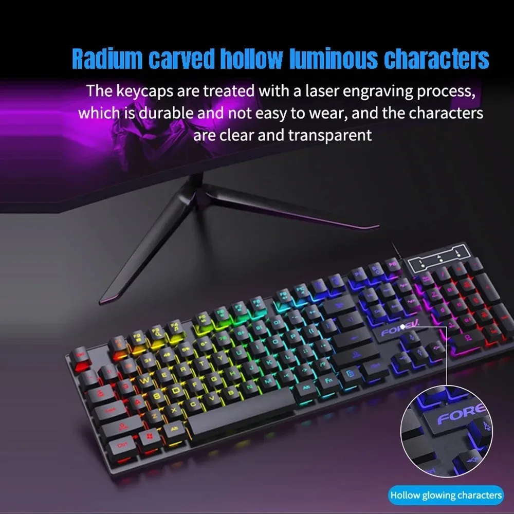 Teclado mecánico retroiluminad - Gaming Keyboard Budget reseña y precio