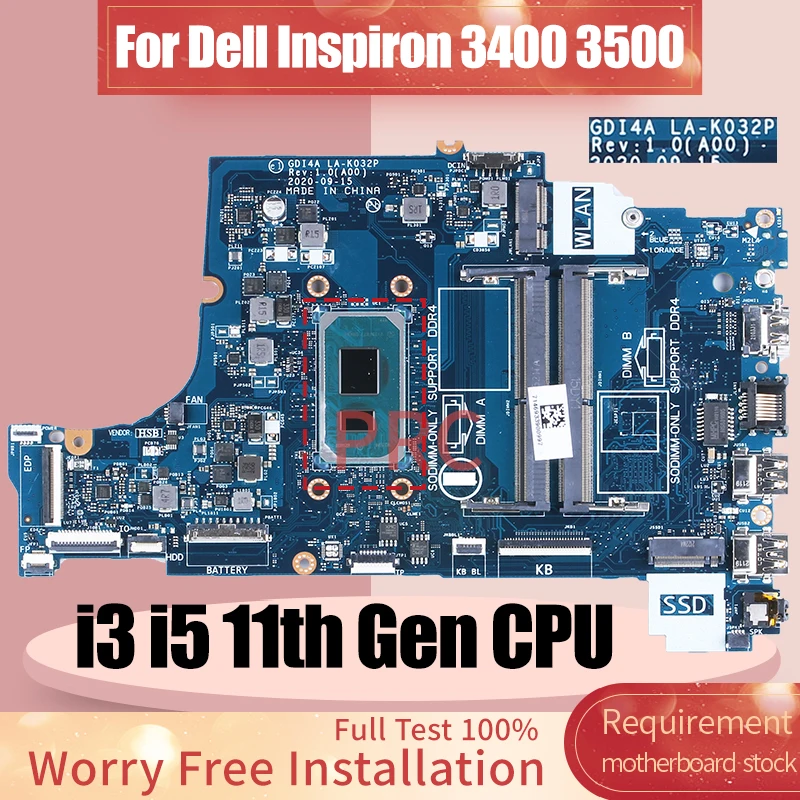 Placa base LA-K032P para orden - Intel Cpu Core I7 reseña y precio