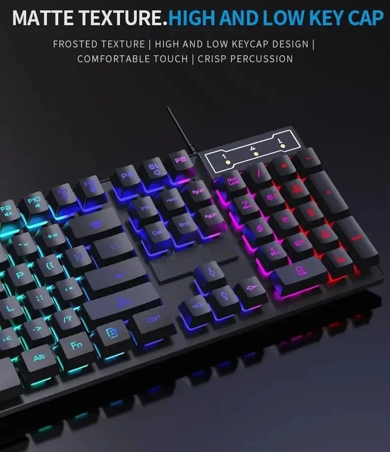 Kebidumei-Teclado mecánico ret - Gaming Keyboard Budget reseña y precio