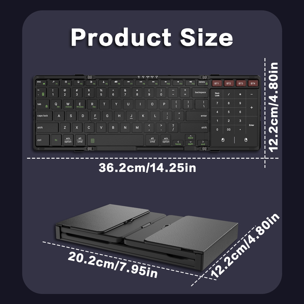 Teclado Bluetooth plegable JOM - Gaming Keyboard Budget reseña y precio