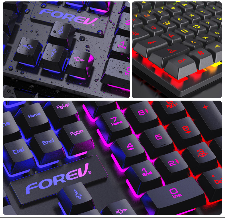 Teclado Mecánico Retroiluminad - Gaming Keyboard Budget reseña y precio
